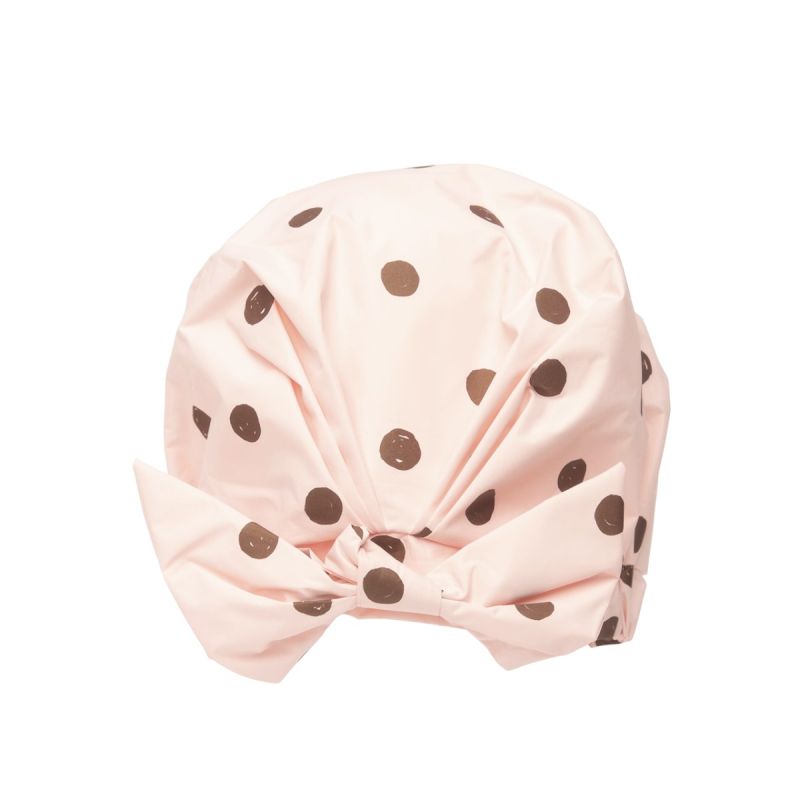 Kitsch Luxury Shower Cap - Blush Dot - - SKU#: 220934